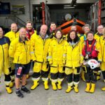 Gavin and Stacey star Ruth Jones delighted RNLI volunteers with a surprise visit to Porthcawl lifeboat station posing for photos and giving crews a proper tidy morale boost.