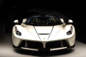 A rare silver Ferrari LaFerrari Aperta has sold for £4.9m in Zurich, tripling its 2017 value. One of only 210 made, it hits 217mph and 0-60mph in just 2.4 seconds.