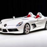 A rare 2010 Mercedes-Benz SLR McLaren Stirling Moss edition, one of just 75 made and driven only 37 miles, is up for sale at £3.5 million through RM Sotheby’s.