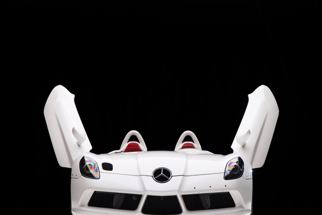 A rare 2010 Mercedes-Benz SLR McLaren Stirling Moss edition, one of just 75 made and driven only 37 miles, is up for sale at £3.5 million through RM Sotheby’s.