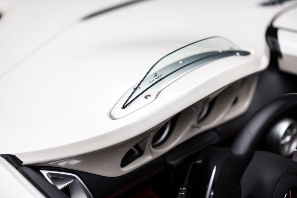 A rare 2010 Mercedes-Benz SLR McLaren Stirling Moss edition, one of just 75 made and driven only 37 miles, is up for sale at £3.5 million through RM Sotheby’s.