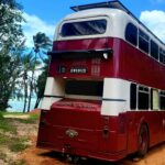 A couple who spent two years travelling Australia in a 1966 double-decker bus have listed their luxury mobile home for £62,000 after transforming it into a vintage masterpiece.