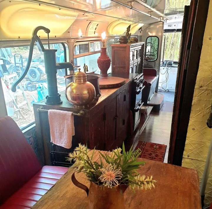 A couple who spent two years travelling Australia in a 1966 double-decker bus have listed their luxury mobile home for £62,000 after transforming it into a vintage masterpiece.