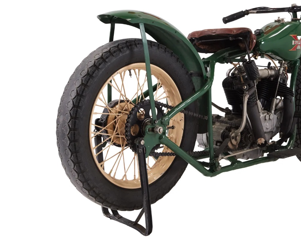 Steve McQueen’s 1926 Excelsior Super X motorbike, gifted by Bud Ekins and still unrestored, is heading to auction in LA with bids expected to reach £110,000.