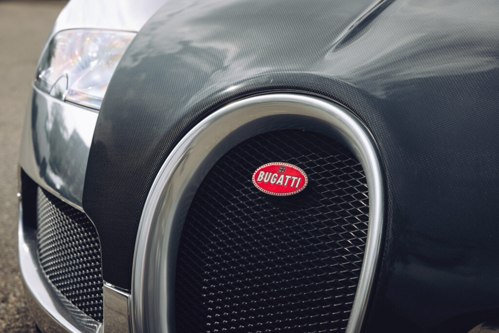 A rare 2008 Bugatti Veyron Pur Sang with mirror-polished aluminium body and 252mph top speed is set for auction at £1.9m, offering pure artistry and performance.