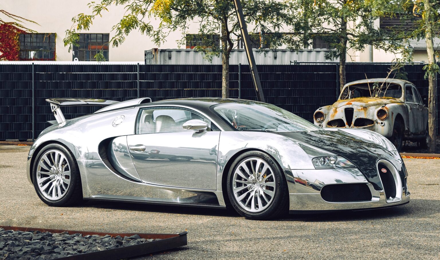A rare 2008 Bugatti Veyron Pur Sang with mirror-polished aluminium body and 252mph top speed is set for auction at £1.9m, offering pure artistry and performance.