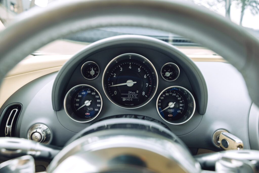 A rare 2008 Bugatti Veyron Pur Sang with mirror-polished aluminium body and 252mph top speed is set for auction at £1.9m, offering pure artistry and performance.
