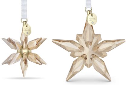 Swarovski has unveiled its 2025 Christmas collection, including £169 gold star ornaments and a £149 crystal star trio - dazzling designs that come with luxury price tags.