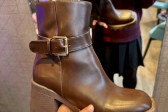 Shopper Gem Pesce was stunned after discovering her £19.99 TK Maxx boots were actually from Primark, with a hidden logo revealed under a fake Boonchy label after one wear.