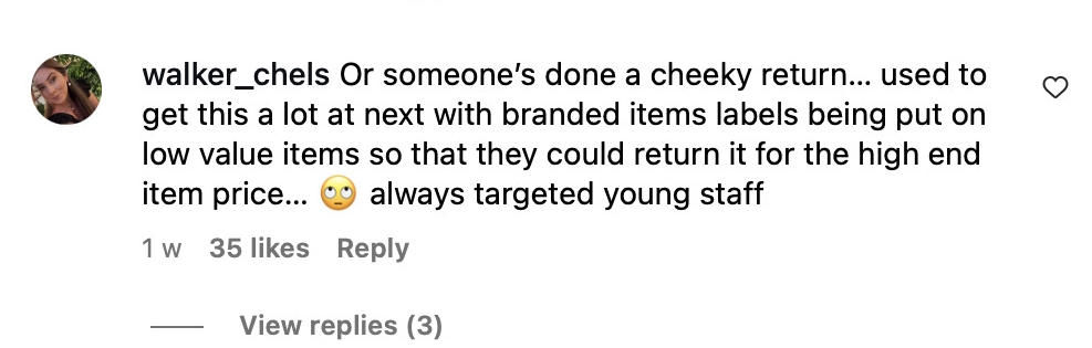 Social media comment on the post of Shopper Gem Pesce was stunned after discovering her £19.99 TK Maxx boots were actually from Primark, with a hidden logo revealed under a fake Boonchy label after one wear.