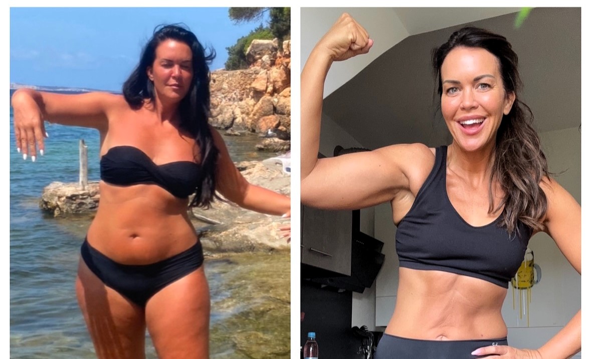 A TV presenter lost nearly seven stone in 18 months after cutting out coffee saying ditching caffeine finally boosted her metabolism and helped her achieve her dream body.