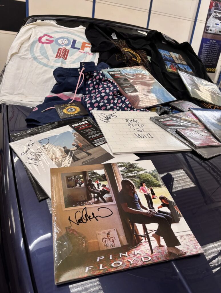 Pink Floyd’s Nick Mason is auctioning a rare 1995 VW Golf Pink Floyd Edition, complete with signed memorabilia, to support a charity close to his heart.