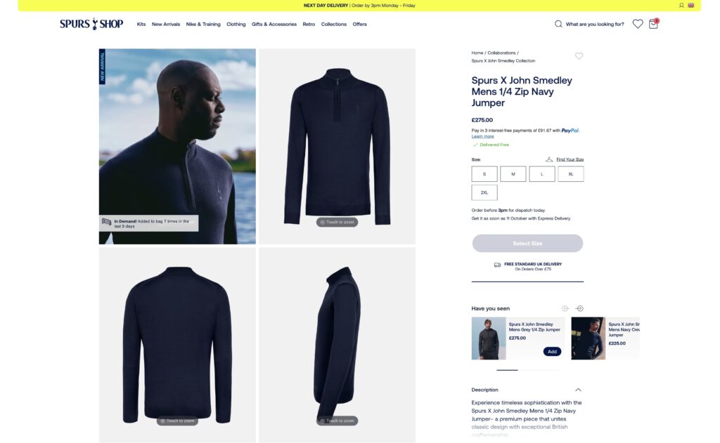 Tottenham fans fume over £140 scarf in new John Smedley designer range - luxury Spurs collection branded out of touch as supporters slam sky-high prices and timing.