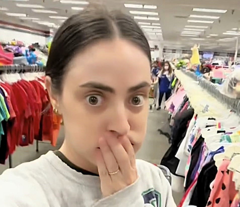 Thrifter Vanessa Nagel was left stunned after finding a $9 Miu Miu dress in perfect condition at her local shop, despite the designer brand’s pieces retailing for thousands.