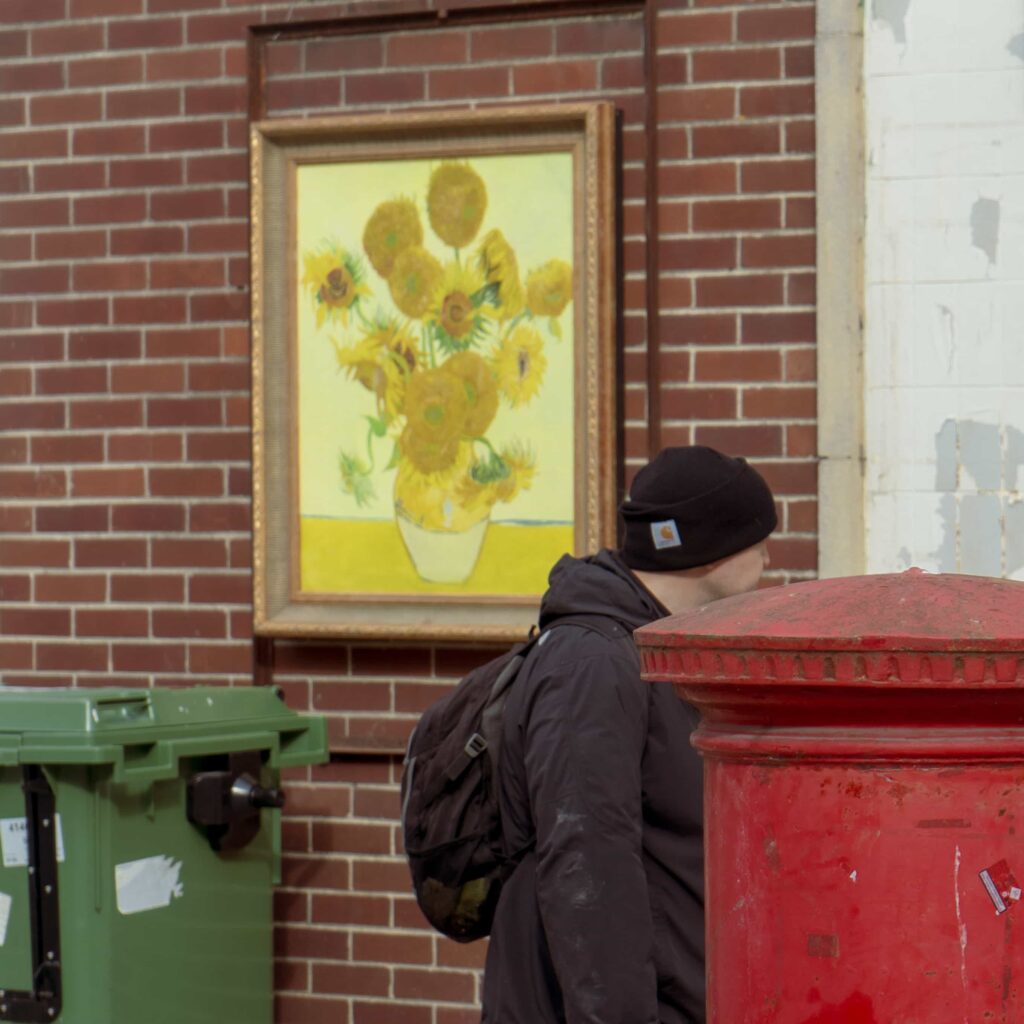 Masterpieces by Van Gogh, Turner and Constable have appeared around Bridgwater, Somerset, as part of the Artscape trail - bringing £65m of National Gallery art to the streets.