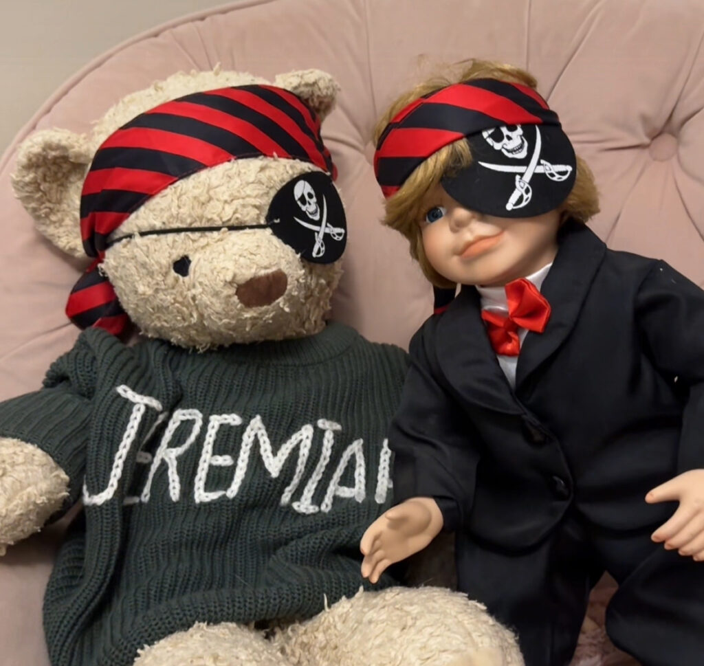 A woman who owns over 50 haunted dolls says Halloween brings chaos to her home as the spirits become more active with dolls moving, flashing lights and eerie late night noises.