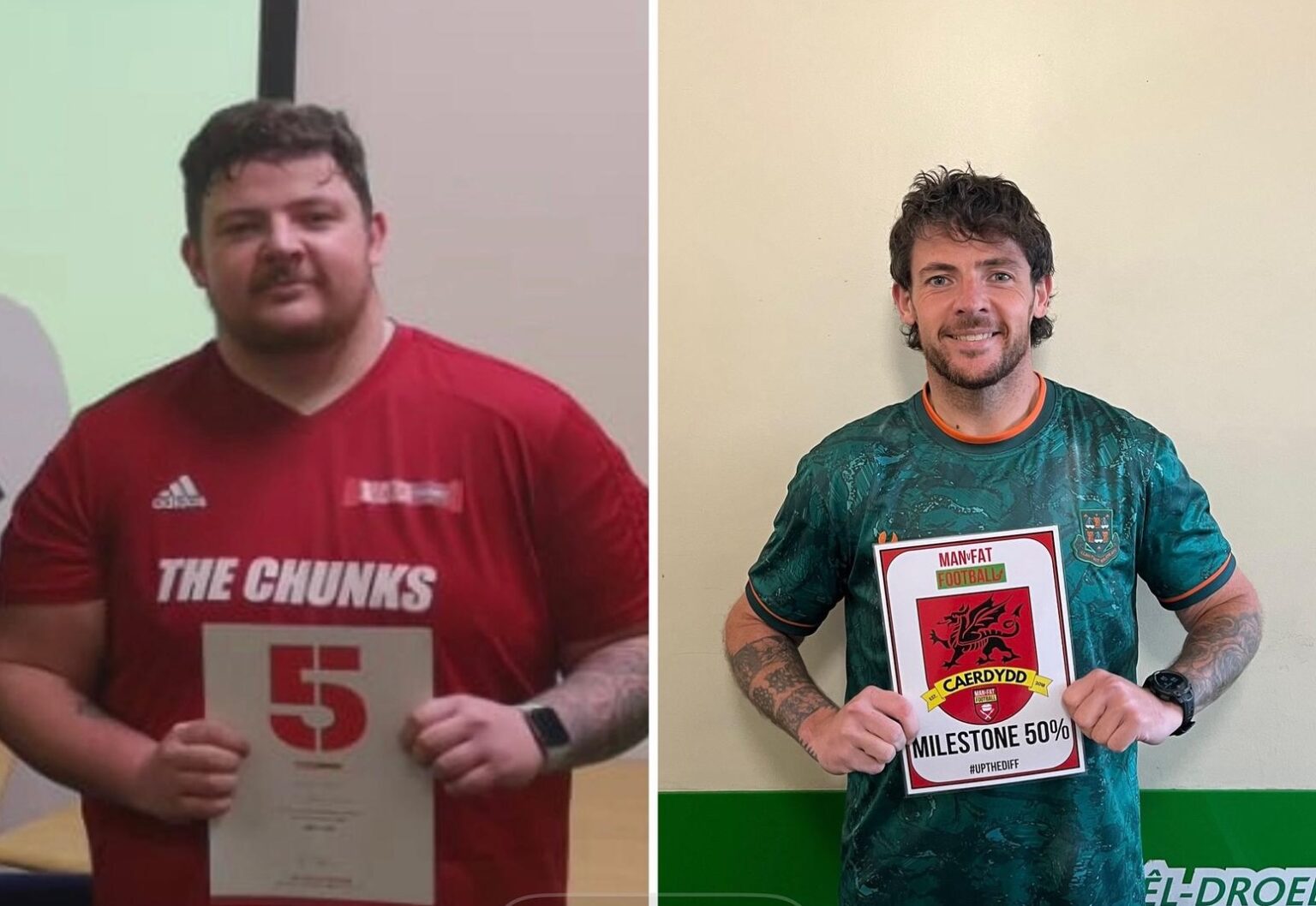 Man sheds 14.5 stone after secret 7000 calorie binges joining a football weight loss programme transforming his health confidence and life with consistency and smart food swaps.