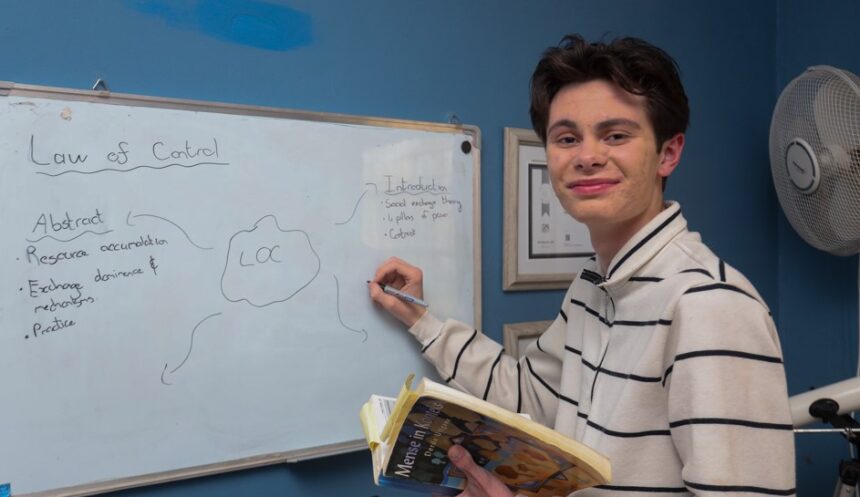 Sixteen year old psychology prodigy Handre Laubscher juggles high school and university lecturing after earning two diplomas and publishing research that showcases his rare talent.