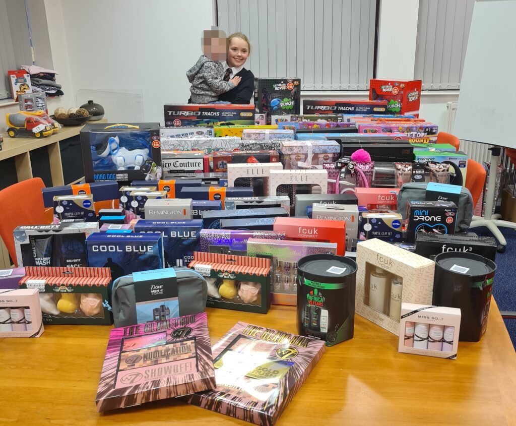 Teen Lily Simpson-Brown donates £8,000 of gifts to Women’s Aid using her pocket money and two jobs, spreading Christmas joy and inspiring kindness across Scotland.