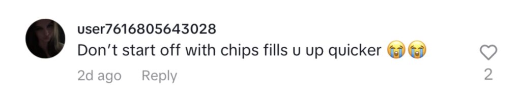 Social media comment on the post of Café launches 11,000-calorie pie challenge with giant portions of pie, chips, peas, bread, and gravy. Twelve have tried and failed to finish the mammoth northern feast.