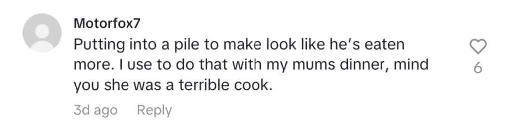 Social media comment on the post of Café launches 11,000-calorie pie challenge with giant portions of pie, chips, peas, bread, and gravy. Twelve have tried and failed to finish the mammoth northern feast.