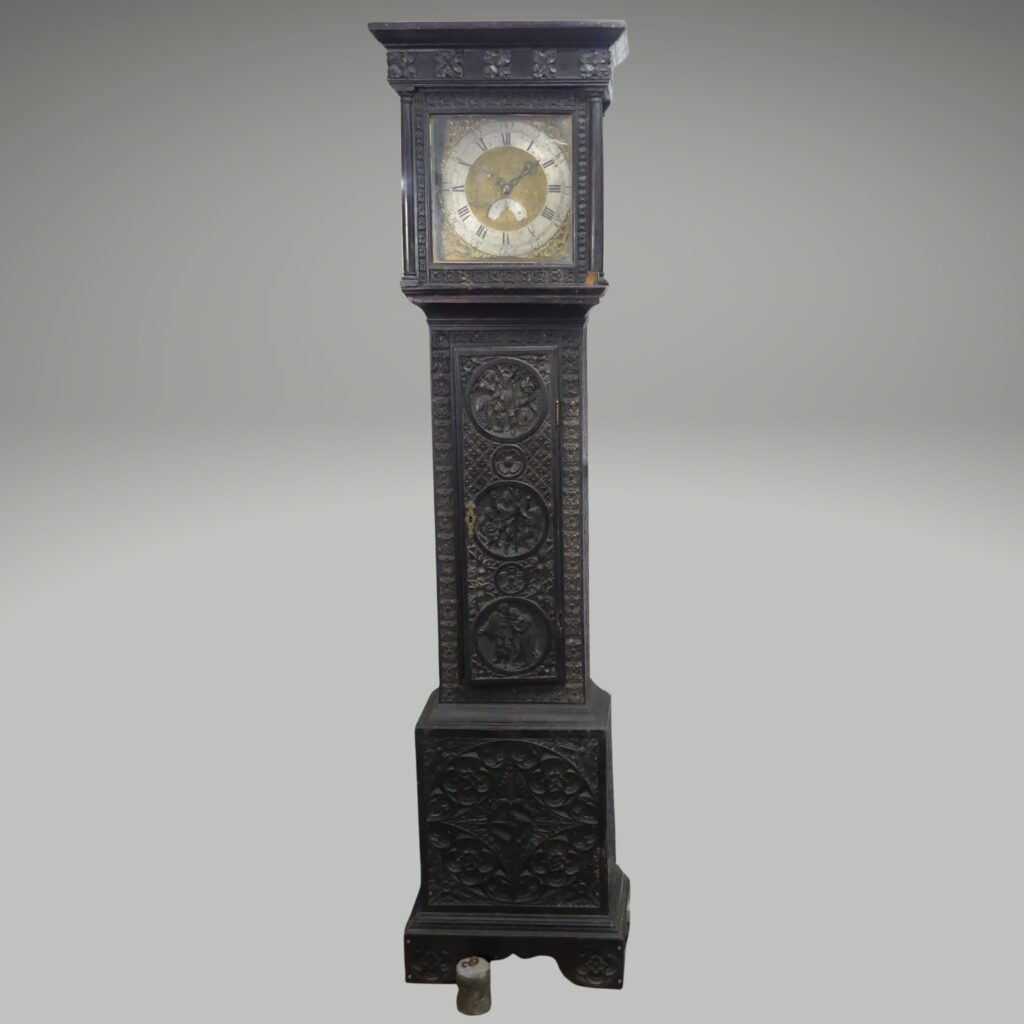 A railway worker’s 300-year-old clock collection featuring 60 historic timepieces, including a rare George III tavern clock, is set to be auctioned in Devon this month.