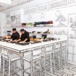 Shirokuro in NYC offers an omakase experience inside a hand painted black and white 2D world blending art and dining for a surreal immersive meal unlike anything else today.