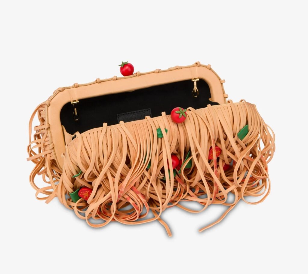 Moschinos spaghetti bag.