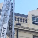 A tangled seagull sparked a dramatic multi crew rescue on Brighton seafront after getting caught in loose netting five storeys up before the RSPCA freed and released the feisty bird safely.