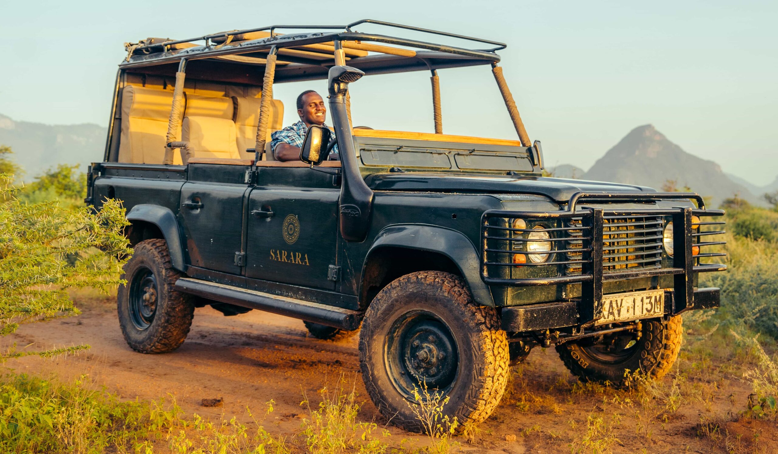 Sarara converted diesel Land Rovers into solar EVs for dependable year round travel across its vast Kenyan conservancy supporting elephant protection and greener ops.