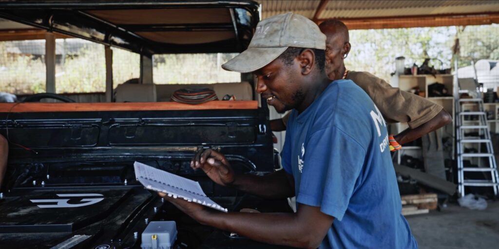 Sarara converted diesel Land Rovers into solar EVs for dependable year round travel across its vast Kenyan conservancy supporting elephant protection and greener ops.Sarara converted diesel Land Rovers into solar EVs for dependable year round travel across its vast Kenyan conservancy supporting elephant protection and greener ops.