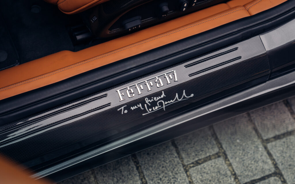 A rare Ferrari 599 GTB Fiorano, signed by former chairman Luca di Montezemolo and believed to be the last manual model made, is up for sale for £850,000 in Surrey.