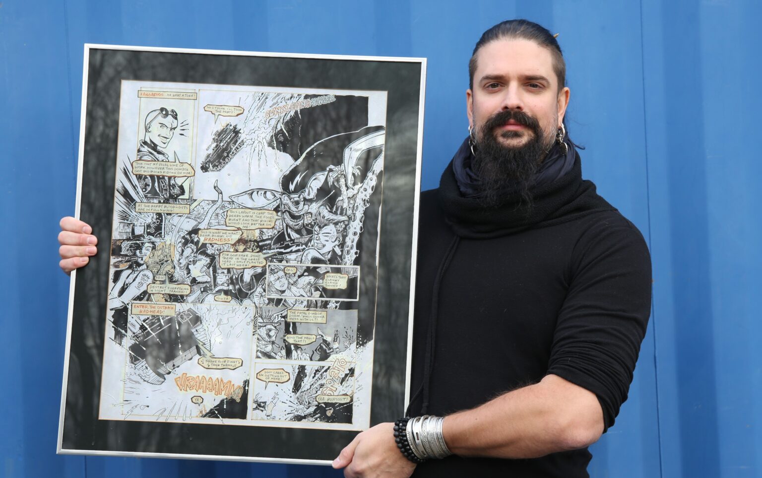 The original 1988 Tank Girl comic strip is heading to auction and expected to fetch over £30,000 marking a rare chance to own early artwork from the iconic cult character.