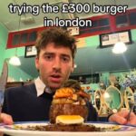 Carmie reviews London’s 350 pound Le Burger Deluxe at Otto’s topped with lobster and caviar sharing how the luxury dish impressed him but left him doubting its extreme price.