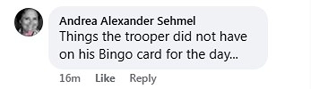 Social media comment on the post of A massive sea lion caused traffic chaos after heavy rain left it stranded on a Washington road before wildlife officials safely guided it back to the river near Cosmopolis.