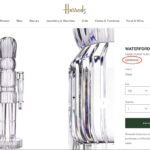 A 20650 pound Waterford lead crystal nutcracker at Harrods crafted over 100 hours by artisans offers a 65cm festive showpiece weighing 15.5kg as luxury Christmas decor today.