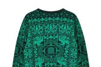 A new £45 Houses of Parliament Christmas jumper has launched featuring Santa over Big Ben but unlike last year’s design it is not available in XXXL sizes.