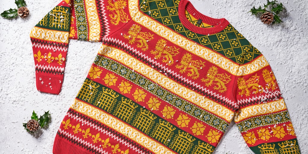 A new £45 Houses of Parliament Christmas jumper has launched featuring Santa over Big Ben but unlike last year’s design it is not available in XXXL sizes.