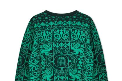 A new £45 Houses of Parliament Christmas jumper has launched featuring Santa over Big Ben but unlike last year’s design it is not available in XXXL sizes.