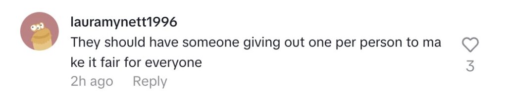 Social media comment on the post of Crowds queued for hours outside Costco Wembley as chaos erupted over the Prismatic Evolutions Pokémon card bundle sparking frustration as shoppers feared resellers would spoil Christmas.