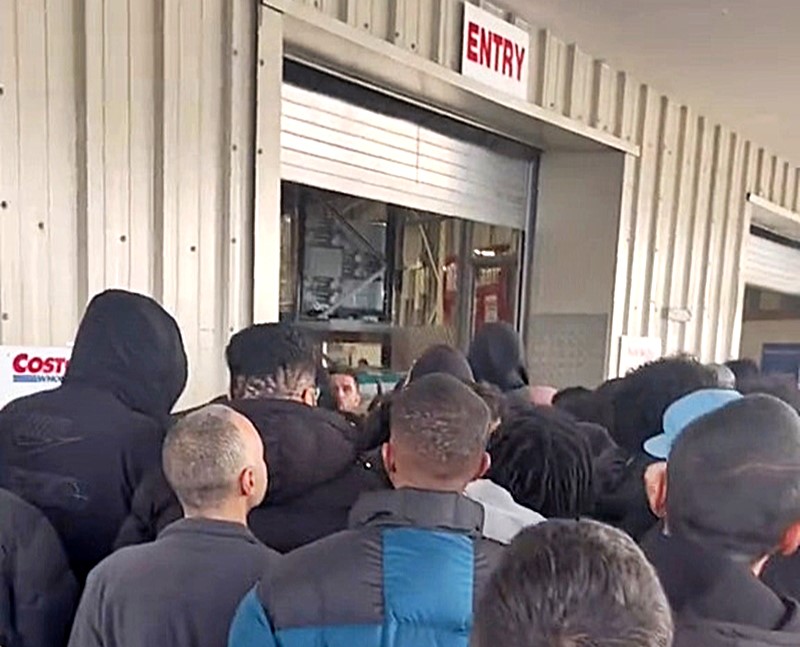 Crowds queued for hours outside Costco Wembley as chaos erupted over the Prismatic Evolutions Pokémon card bundle sparking frustration as shoppers feared resellers would spoil Christmas.