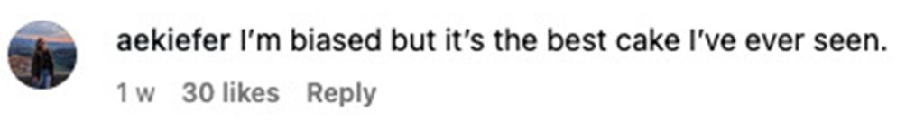 Social media comment on the post of Baker Lauren Klas stuns fans with her ultra-realistic cigarette ashtray cake for a high-low themed party, leaving viewers shocked it’s edible and sparking viral reactions.