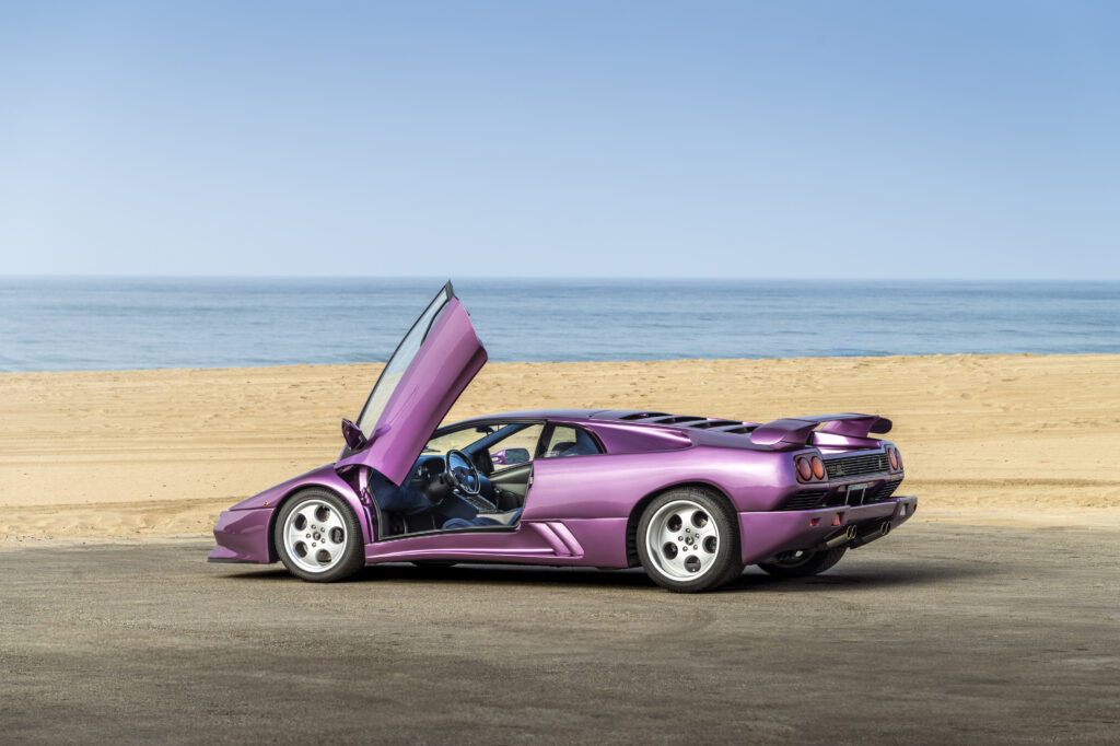 A rare 1994 Lamborghini Diablo SE30 with just 8,015 miles is expected to fetch around £400,000 at RM Sotheby’s as the iconic 90s street legal race car continues to captivate collectors.