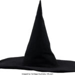 The Wicked Witch of the West’s hat from The Wizard of Oz is expected to sell for over $3M at a Dallas auction featuring rare Hollywood treasures including Star Wars and Terminator items.