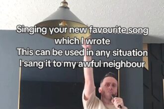 A noisy neighbour proudly posts his late night singing and petty payback songs online as constant complaints roll in, sparking viral reactions to his chaotic antics.