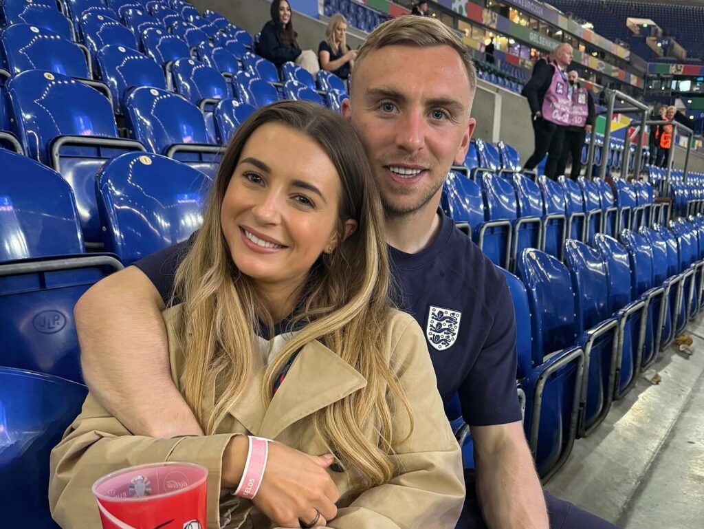 England star Jarrod Bowen eats pancakes and a tiny allowance of three Jelly Babies before matches as wife Dani Dyer reveals his strict meal plan and no takeaway rule except after games.