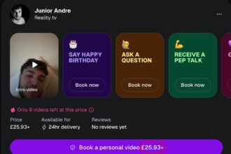 Junior Andre launches affordable Cameo videos from £26 offering personalised messages for fans as his popularity rises while undercutting parents Katie Price and Peter Andre online.