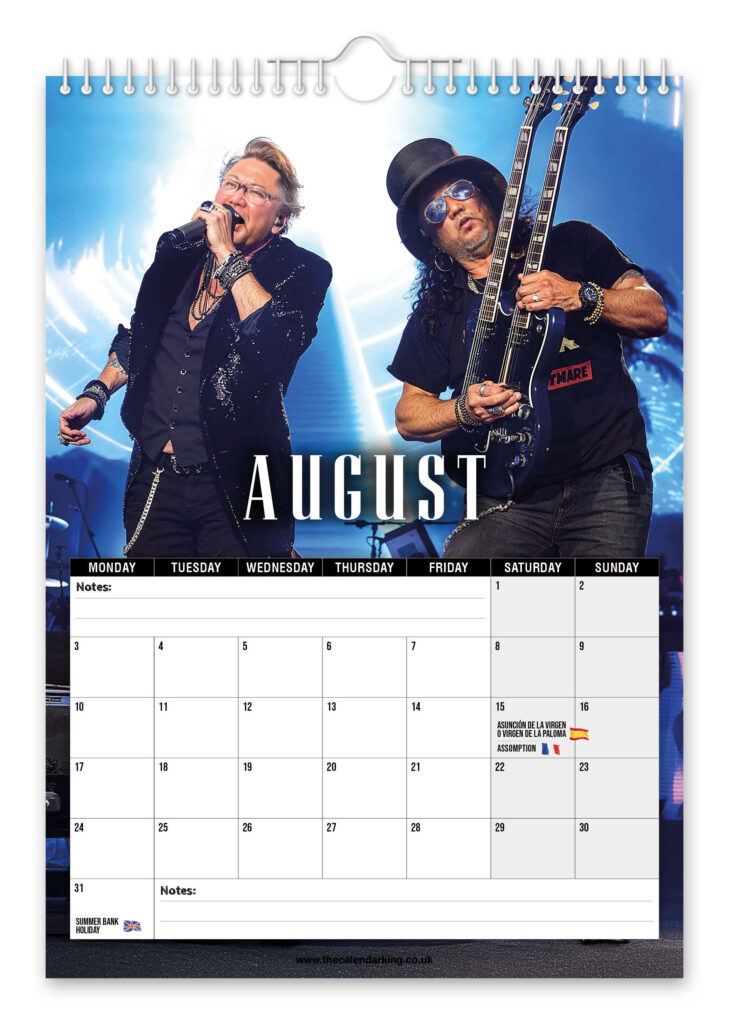 Kim Jong Un hilariously reimagined as Guns N' Roses members in a spoof 2026 calendar. The £14.95 gift features the dictator as Axl Rose, Slash and other rock icons.