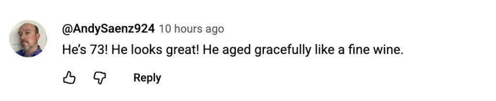 Social media comment on the post of Jeff Goldblum reveals he’s given up meat and poultry after filming Wicked alongside Ariana Grande and Cynthia Erivo, saying the role inspired him to live more compassionately.