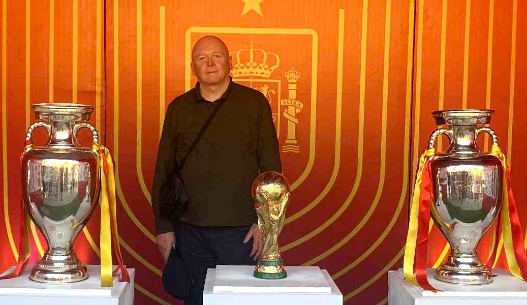 A budget savvy football fan ticks off European stadiums with an extreme day trip to Seville spending just £166 on flights match ticket food and travel while sleeping in the airport.